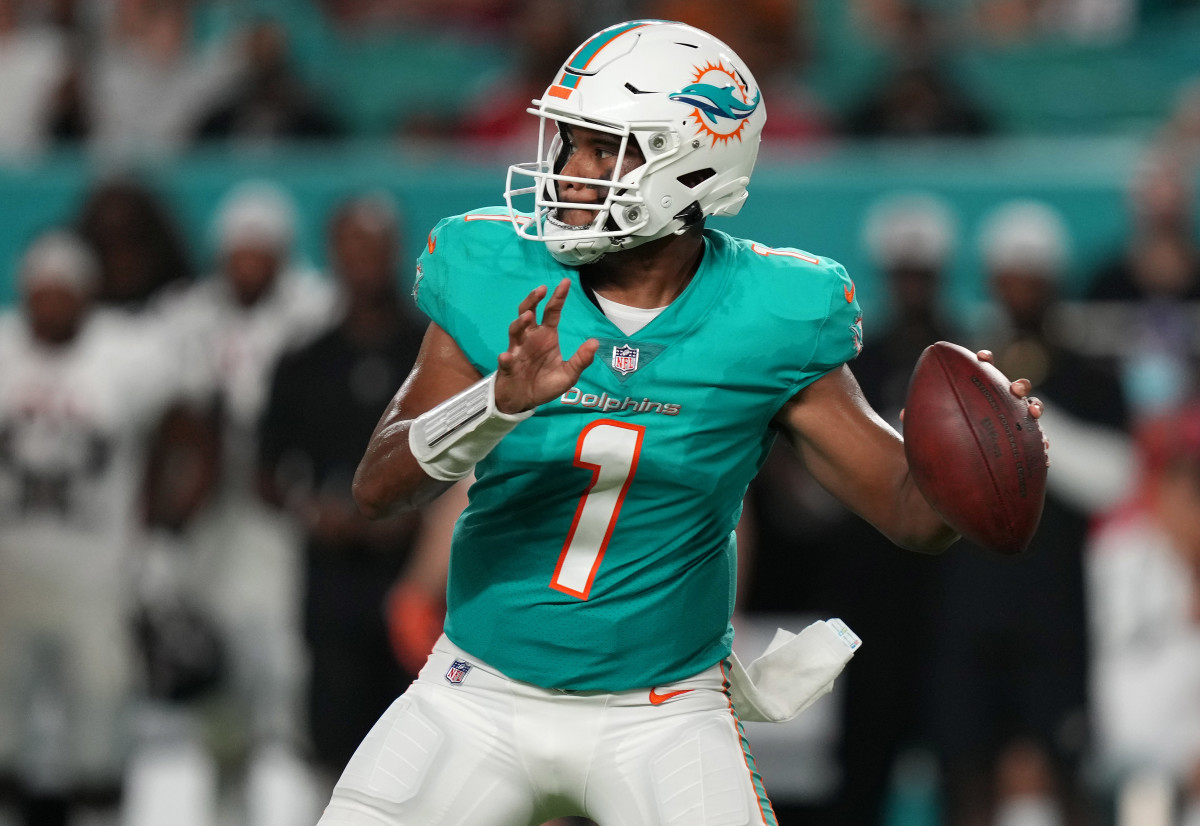 Tua Tagovailoa returns to practice; Dolphins hope he can play Sunday in  London