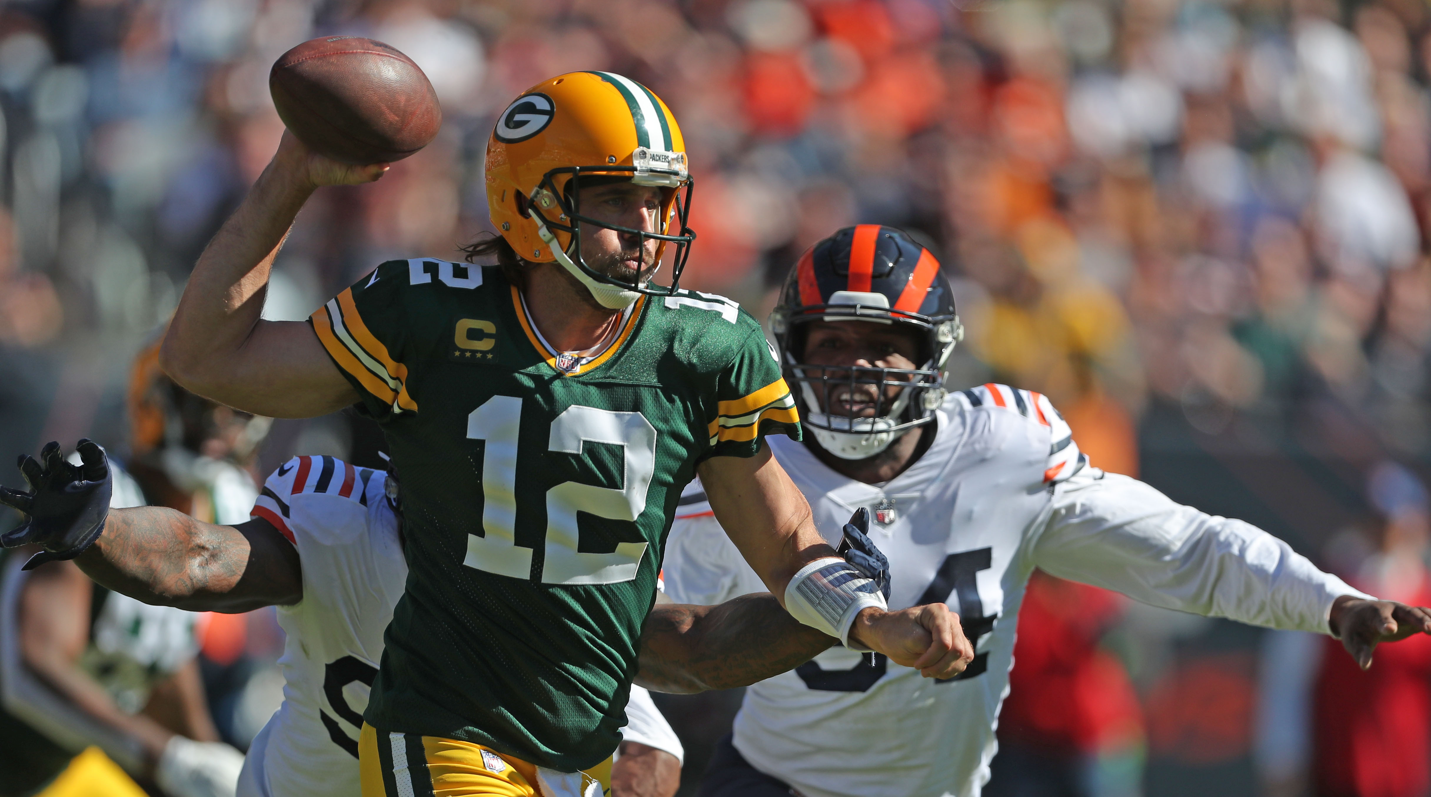 Aaron Rodgers' taunting of NFC North rivals, a season-opening