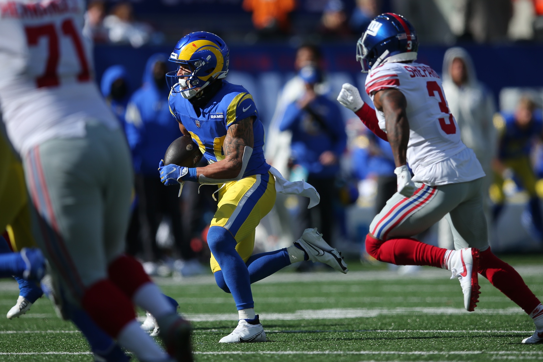 New York Giants fall to Loss Angeles Rams, 38-11, in Week 6