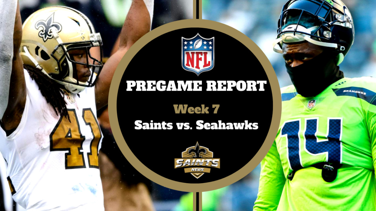 Who plays on Monday Night Football tonight in Week 7? Saints vs