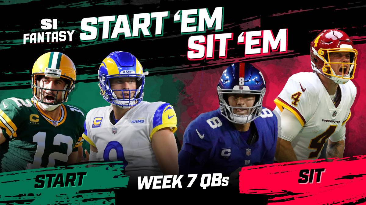 Start 'Em, Sit 'Em Quarterbacks Fantasy Football Week 1: Geno Smith  Continues to Shine - Sports Illustrated