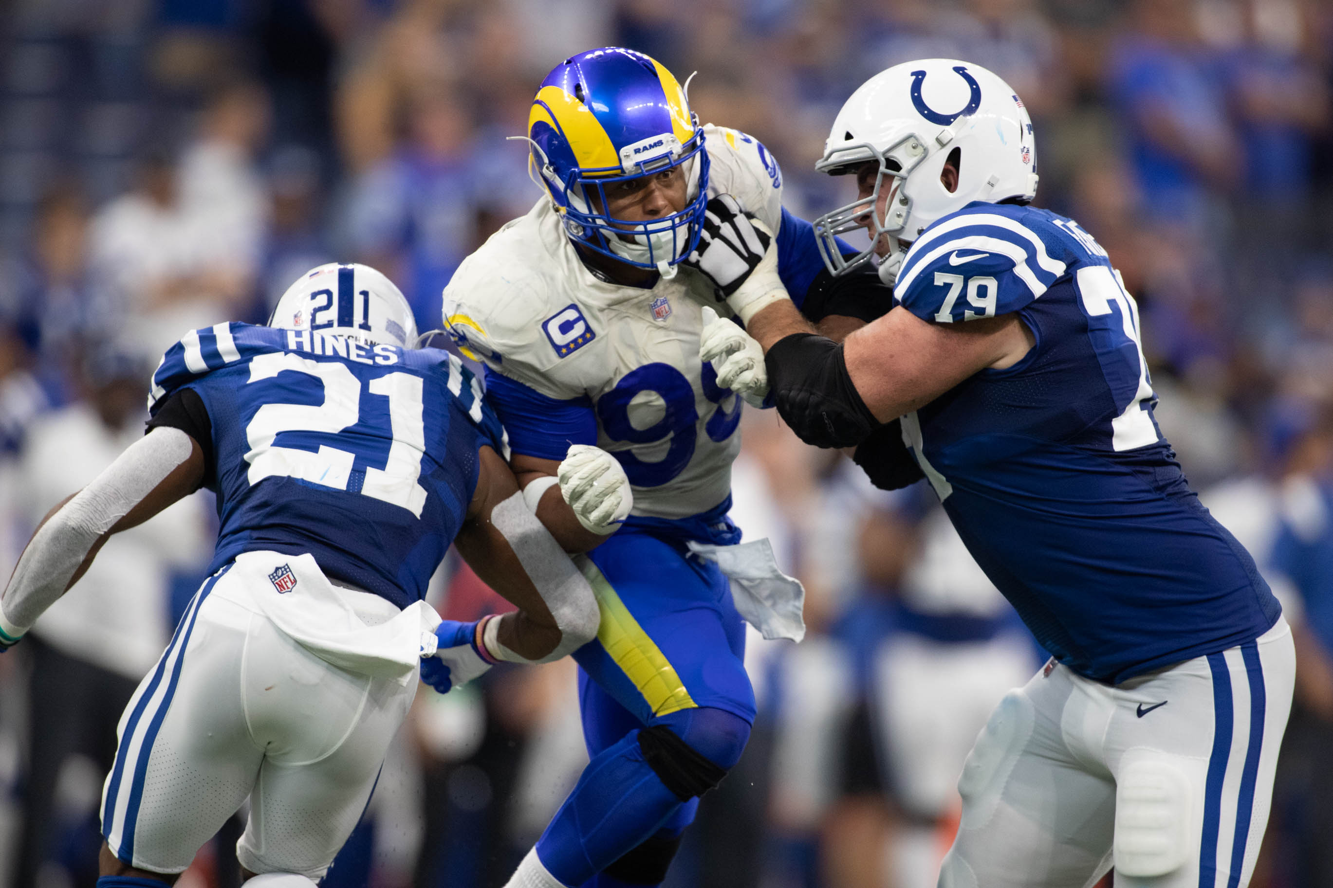 Indianapolis Colts' Frank Reich sees progress from Eric Fisher