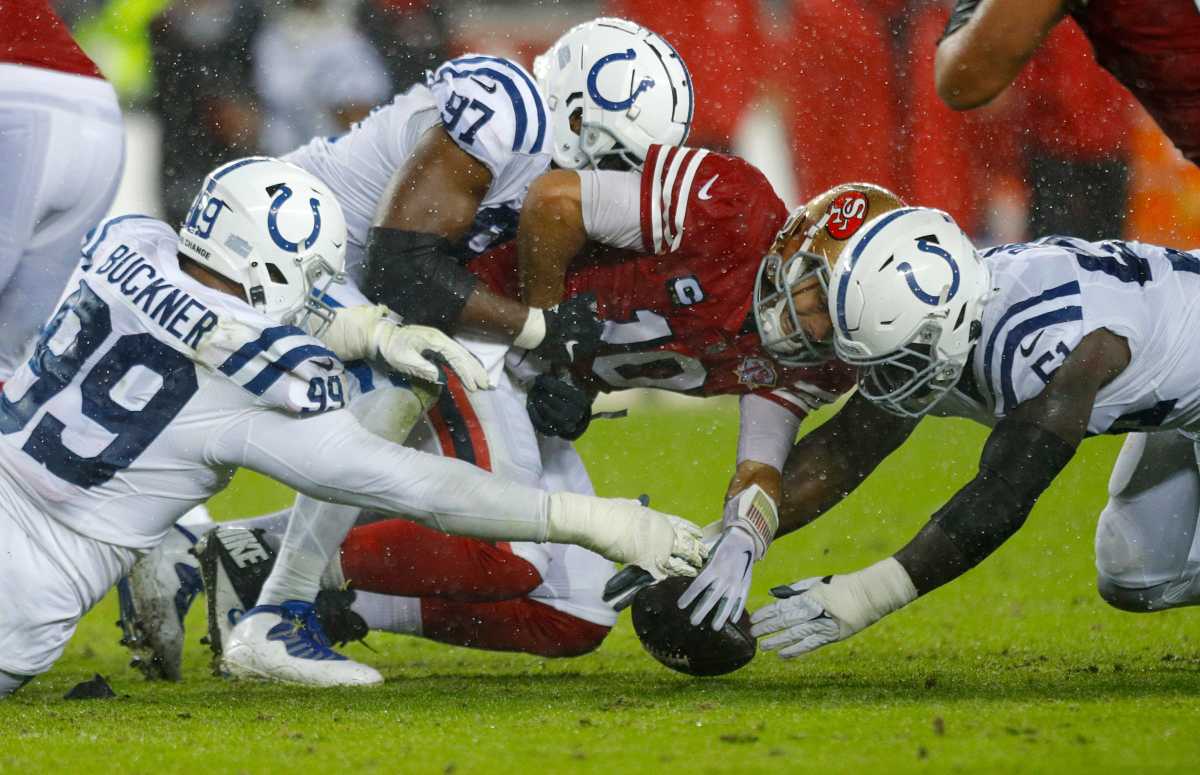 Jake's Takes  Indianapolis Colts vs. San Francisco 49ers: Soaking Wet  Victory - Sports Illustrated Indianapolis Colts News, Analysis and More