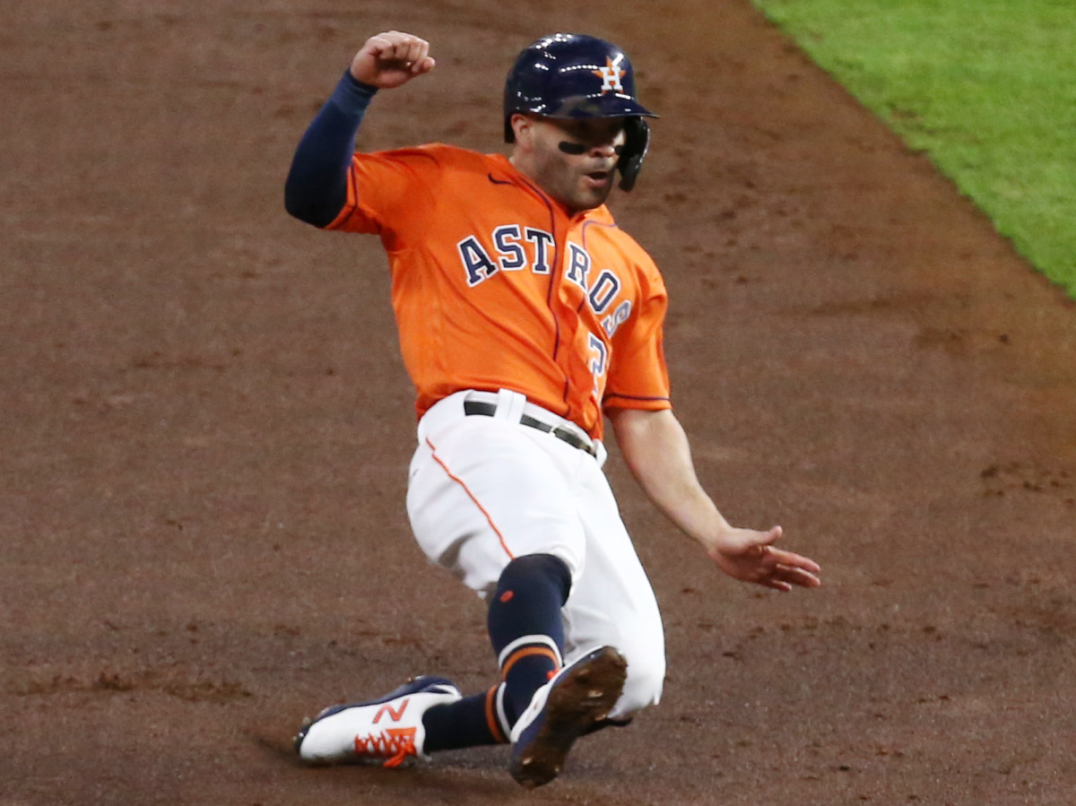 Astros' Altuve shines with jump-throw in Game 2 of ALDS - ESPN