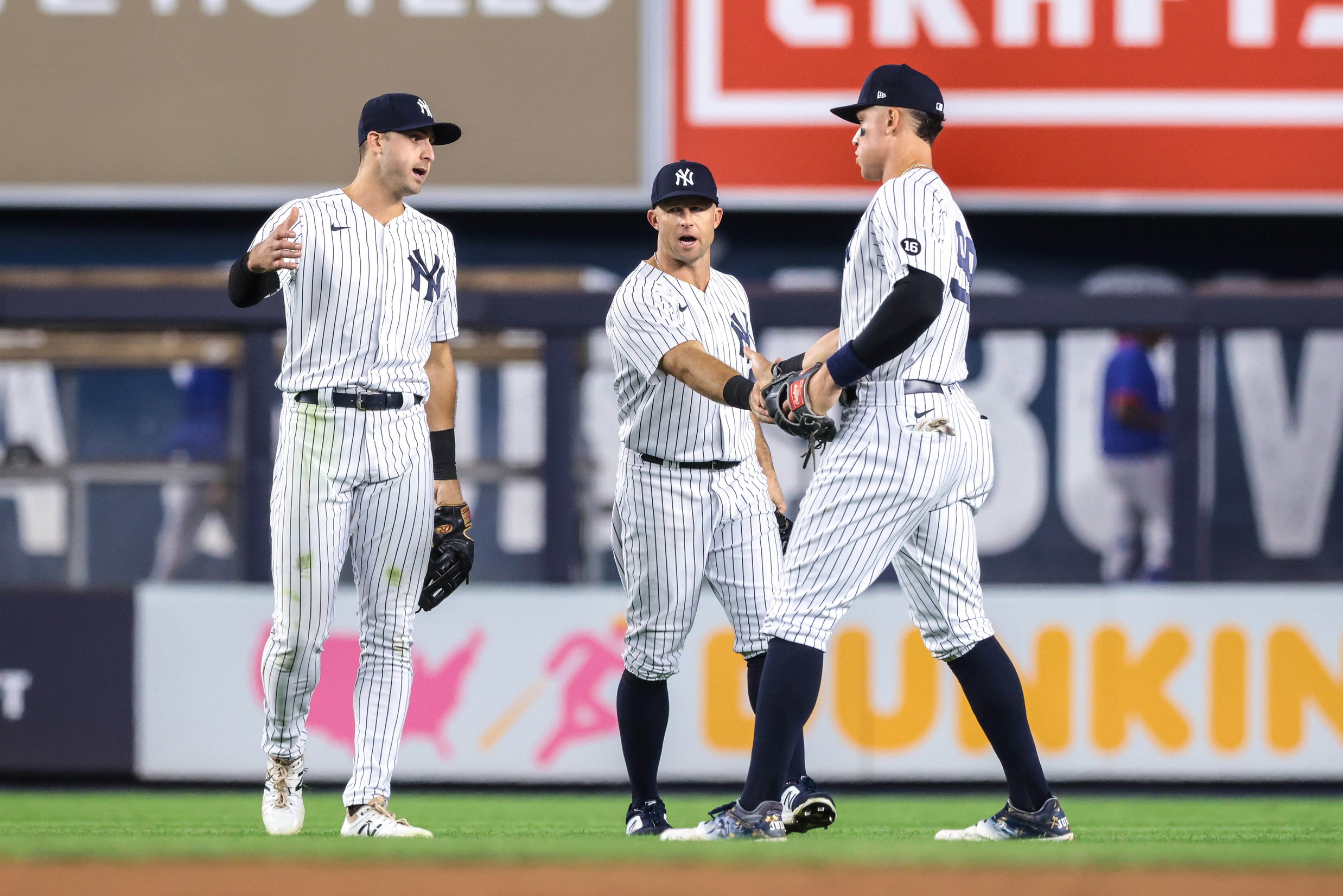 Yankees outfielders Aaron Judge, Joey Gallo recognized for defense