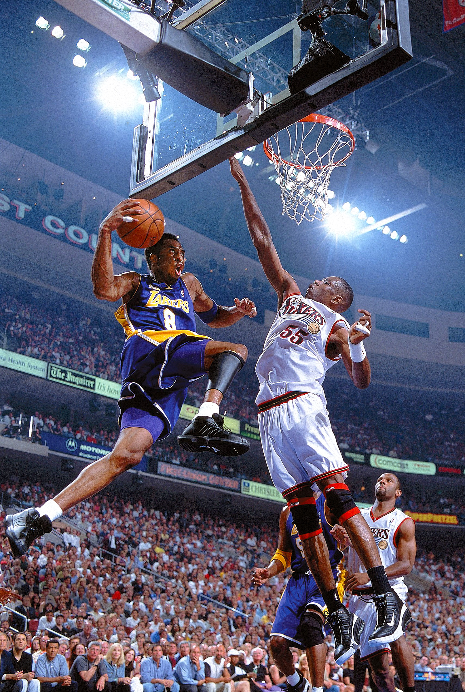 Vintage 1999 Dennis Rodman Lakers Authentic Nike Jersey 36 bulls kobe  bryant