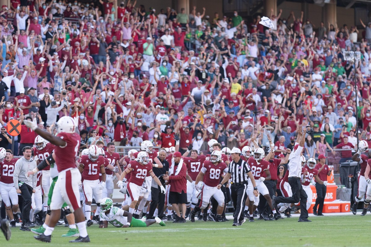 The Cardinal upset Oregon early in the season at home.