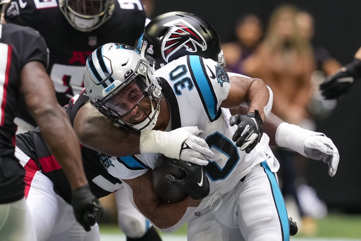 Defense, run game propel Panthers to victory over Falcons, snapping four- game losing streak