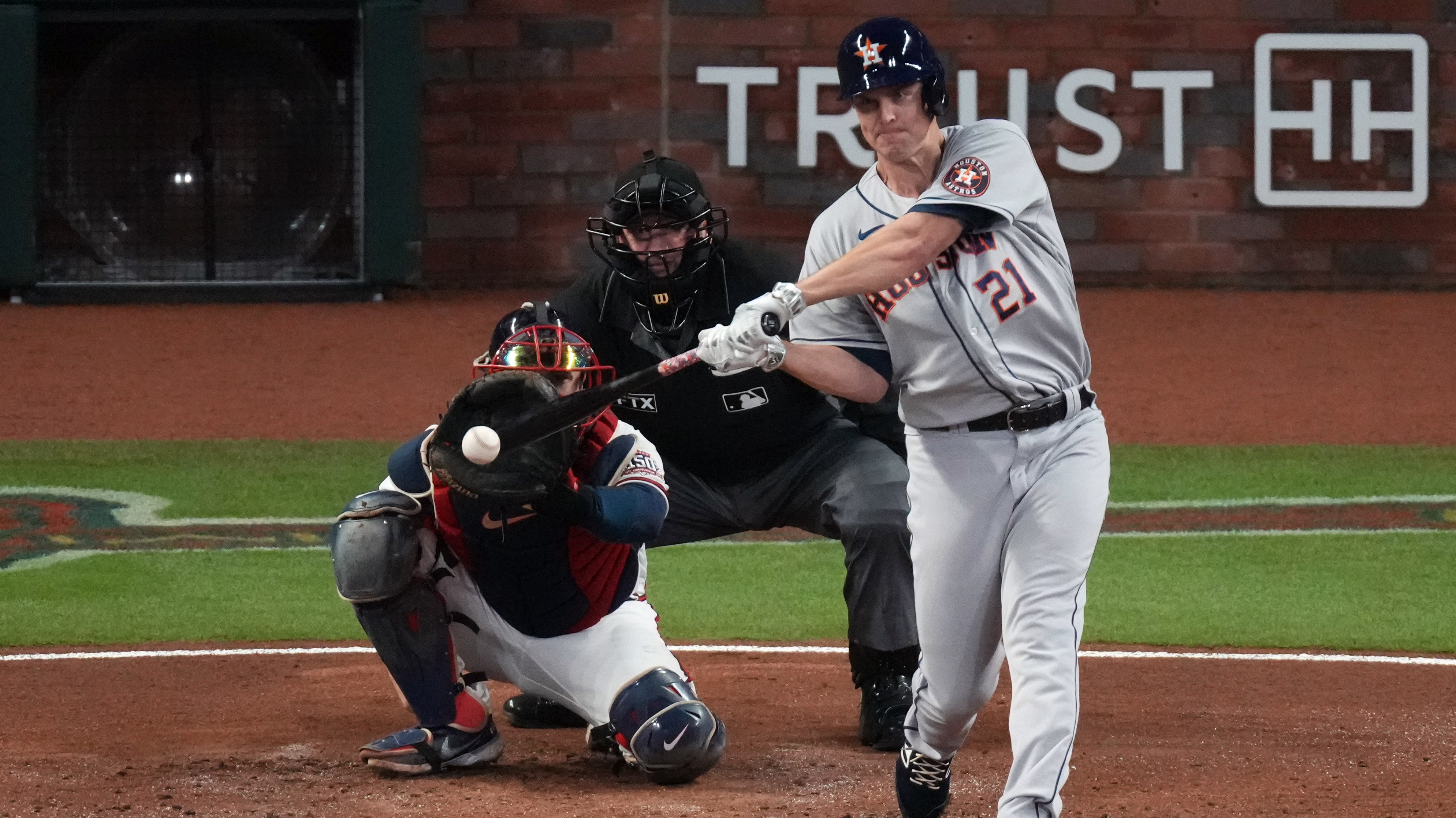 World Series: Astros' Zack Greinke records historic pinch-hit