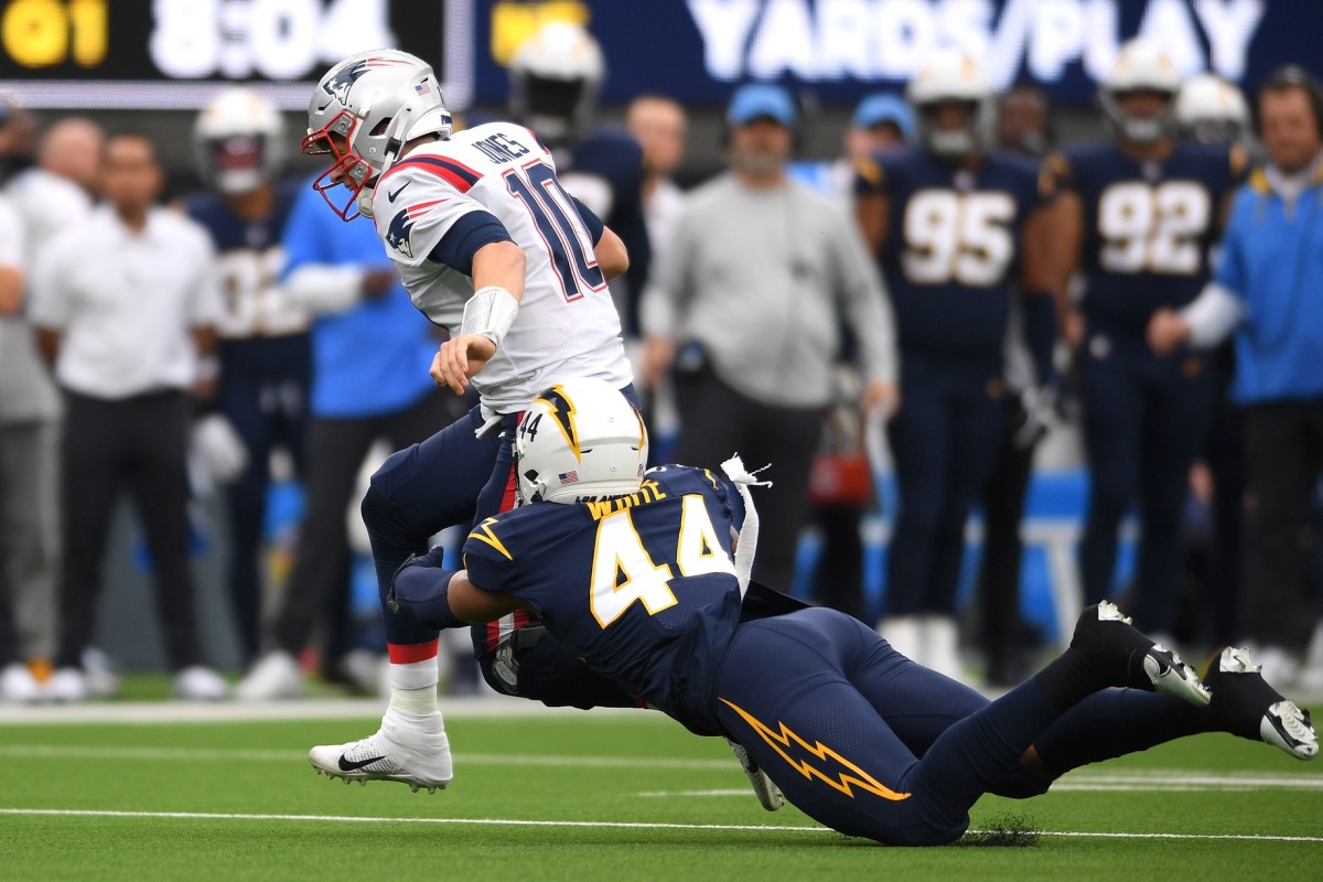 INGLEWOOD, CA - OCTOBER 31:Los Angeles Chargers running back