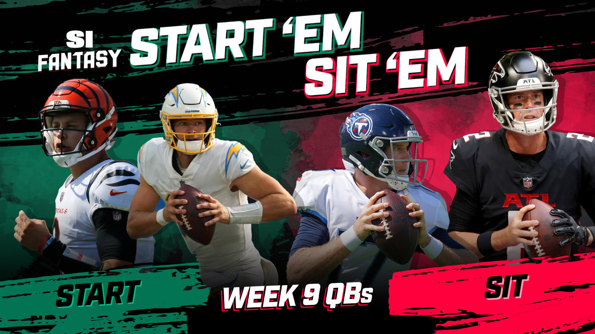 Answer Your Fantasy Start/Sit Decisions With Latest Week 9 Rankings & Tiers