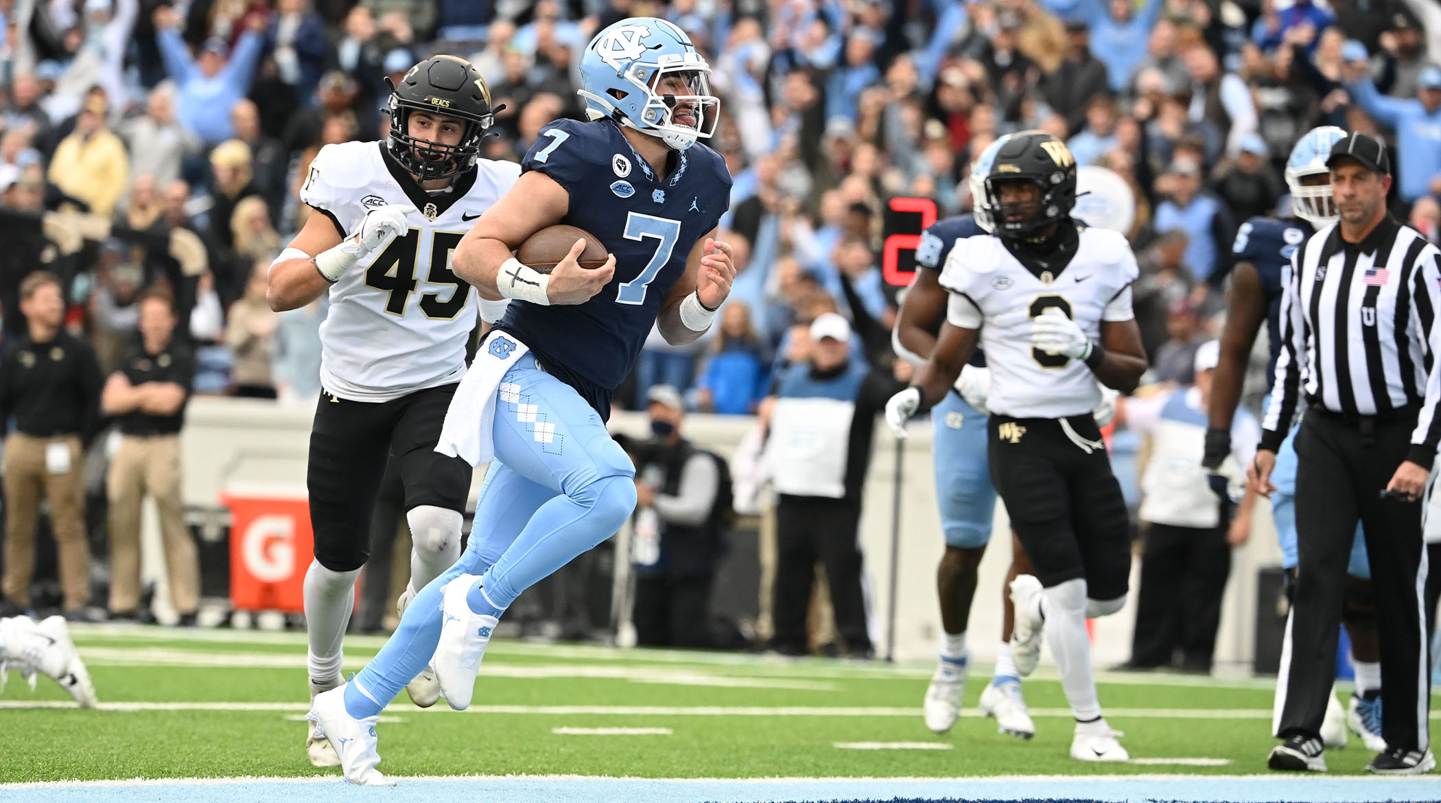 Sam Howell, Unc Topple Previously Undefeated Wake Forest - Sports 