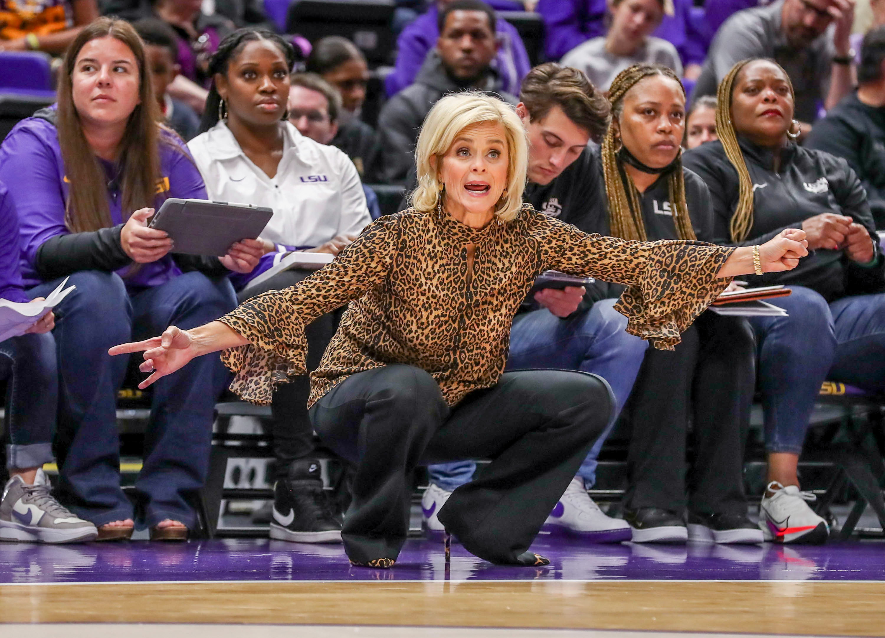 LSU Women s Basketball Coach KaytieKenan