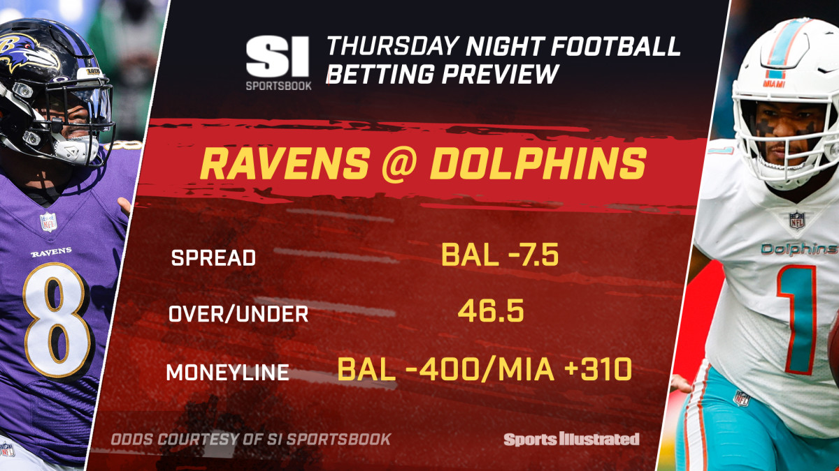 Week 10 Thursday Night Football Player Props: Ravens vs. Dolphins - Sports  Illustrated