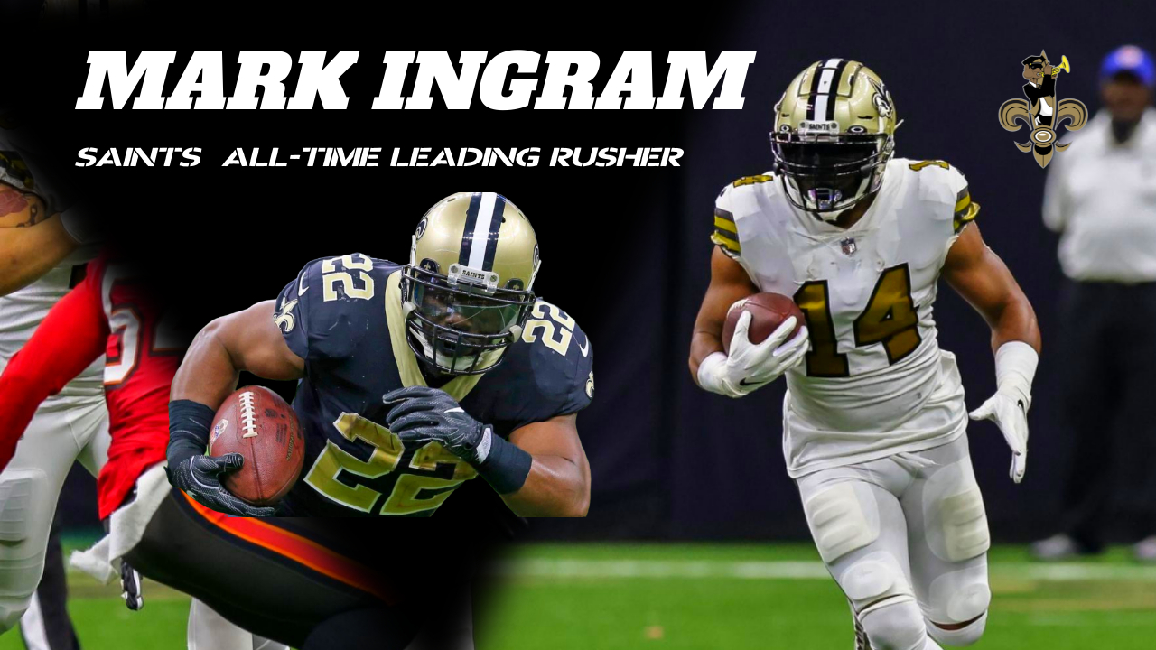 Mark Ingram is 20 yards away from owning Saints' rushing title