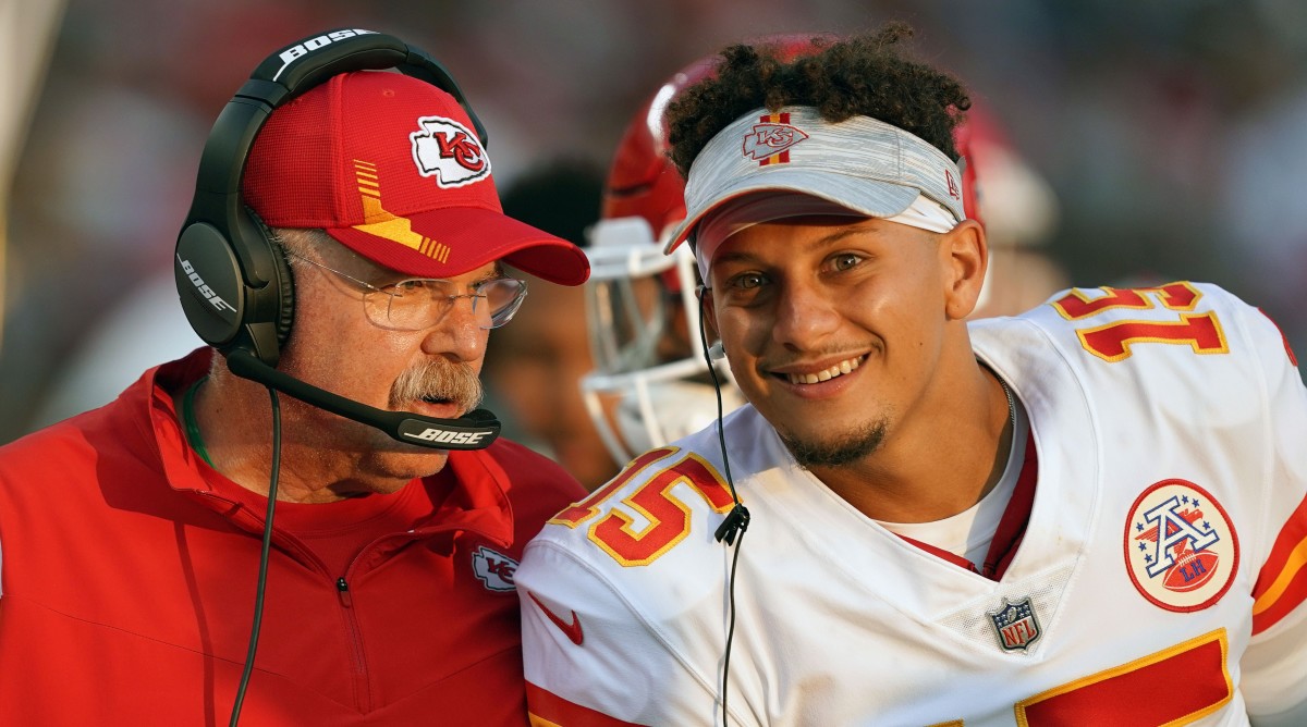 Andy Reid says Patrick Mahomes 'keeps getting better with age