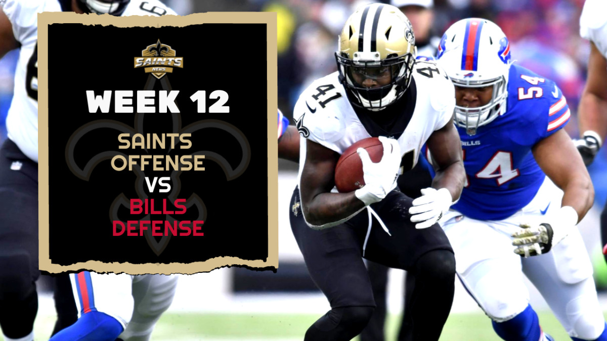 Buffalo Bills at Saints: Game day inactives