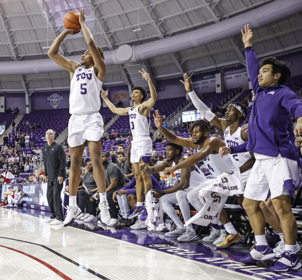 @TCUBasketball twitter- Photo of Chuck O'Bannon