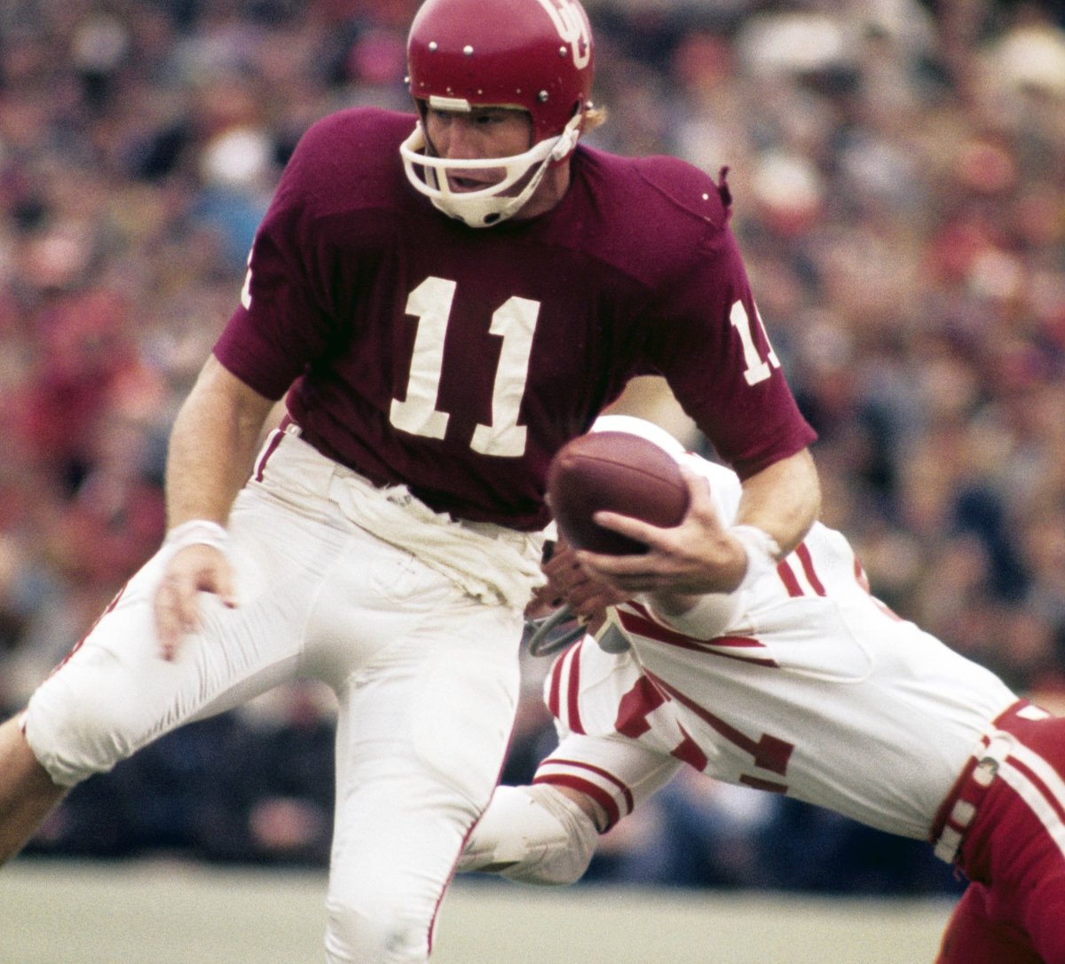 1971 Nebraska-Oklahoma football 03 Mildren run USATSI_8199004