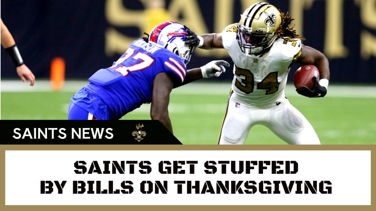 Saints vs. Bills Thursday Night Football Thanksgiving HYPE