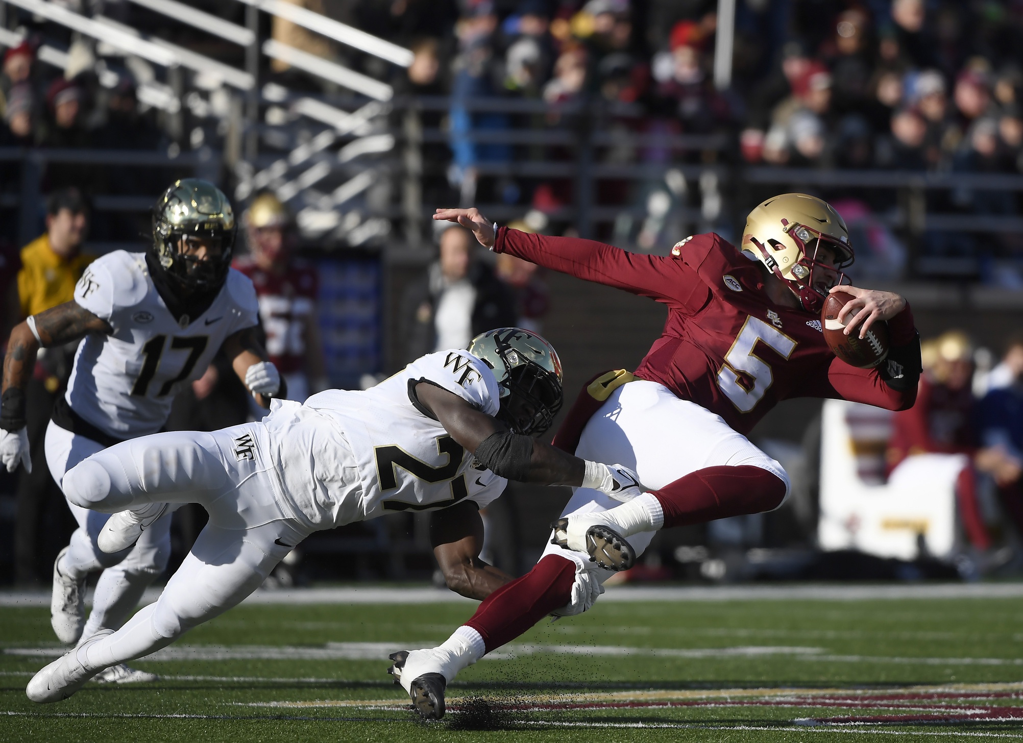 Boston College Crushed By Wake Forest 41-10 - Sports Illustrated Boston ...