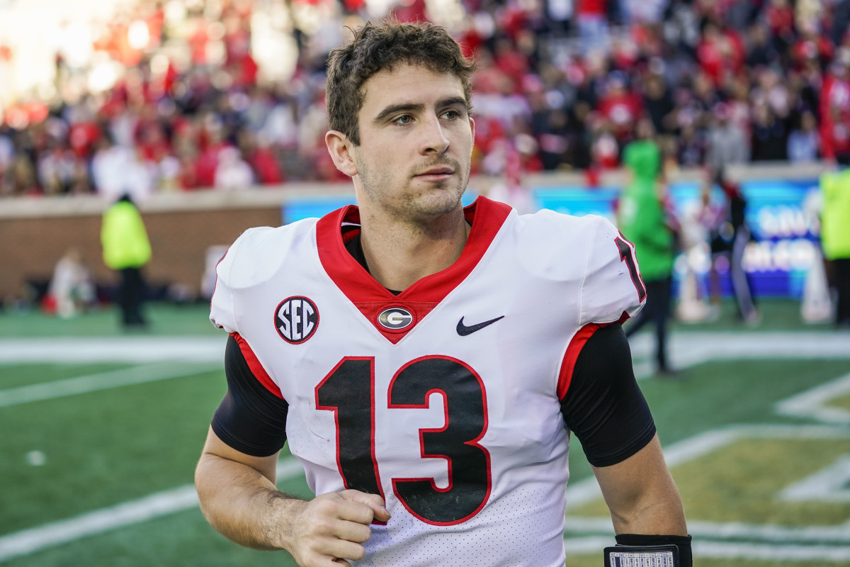 Stetson Bennett Bringing the Stequavious haircut back? - Sports  Illustrated Georgia Bulldogs News, Analysis and More