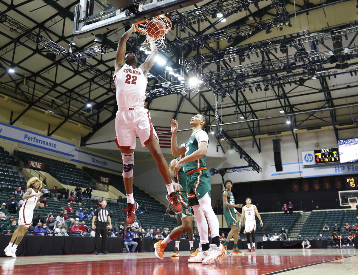 Second-Half Surge Propels Alabama Basketball Past Miami, 96-64 - Sports ...