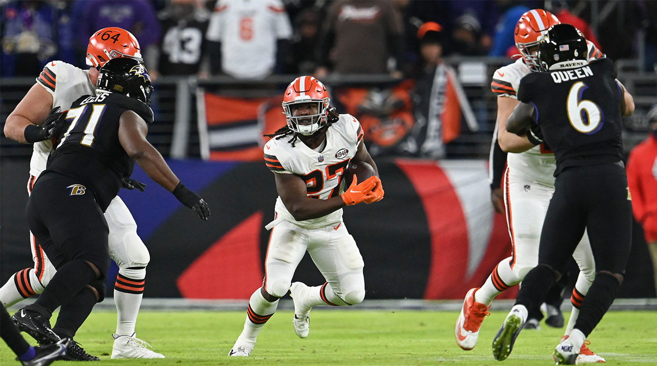 Cleveland Browns' Kareem Hunt expects to return vs. Baltimore Ravens