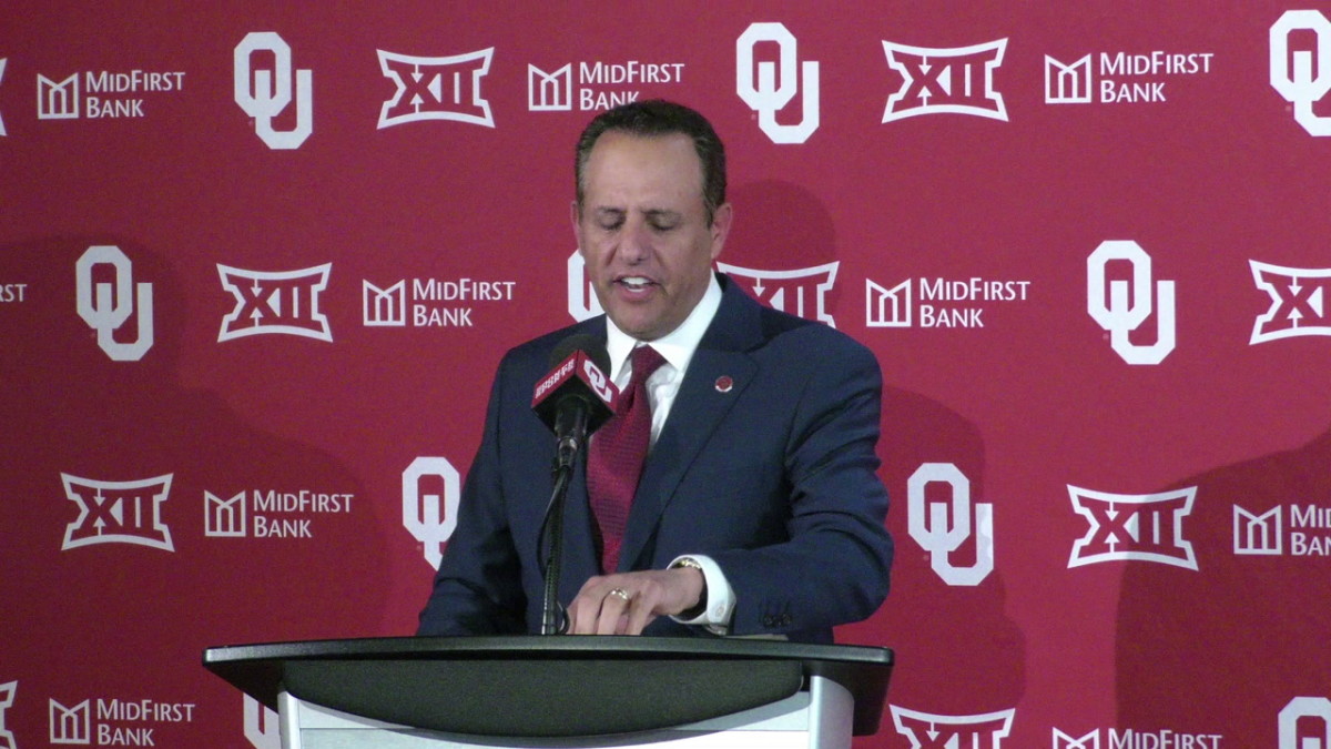 Watch Oklahoma President Joe Harroz And Ad Joe Castiglione Opening