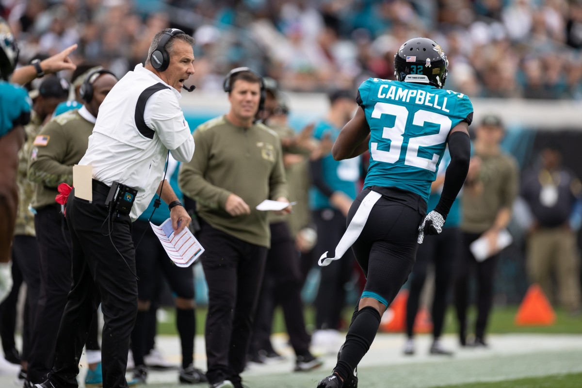 Jacksonville Jaguars cornerback Tyson Campbell during the first