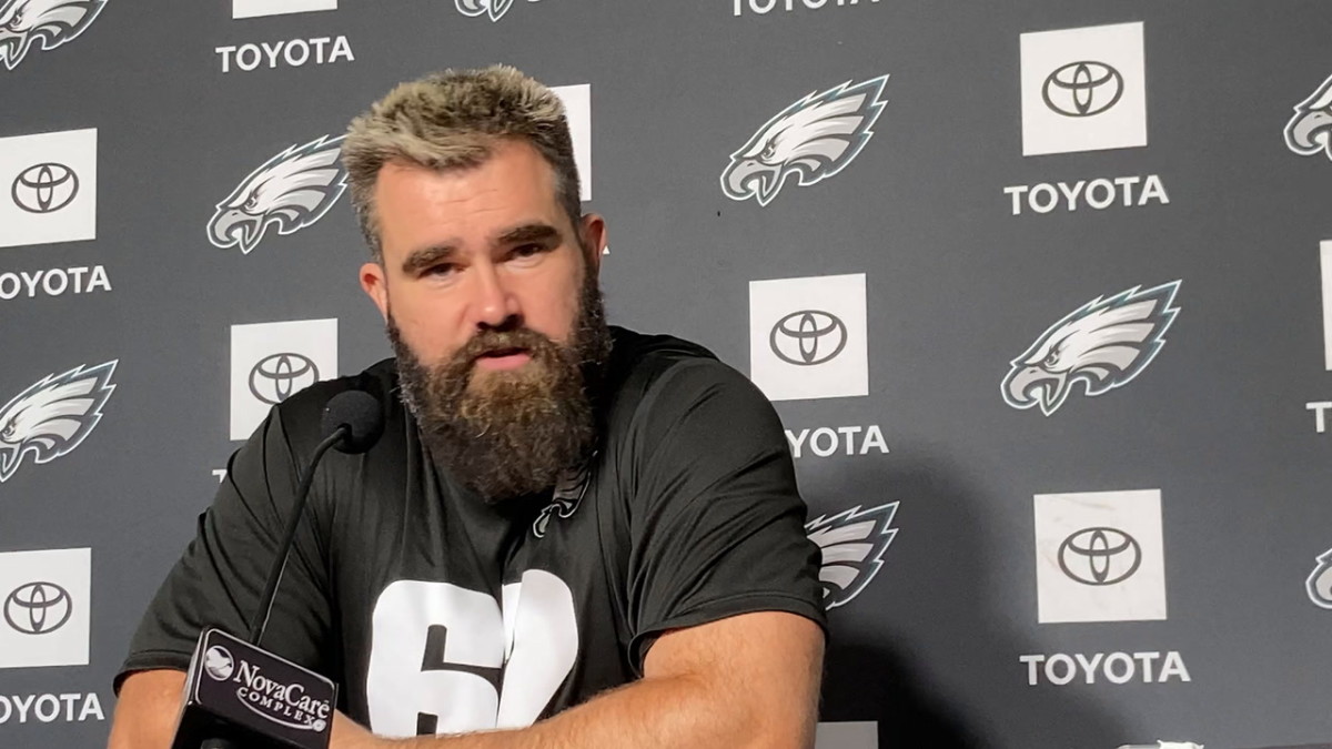 Jason Kelce on Dec. 1, 2021