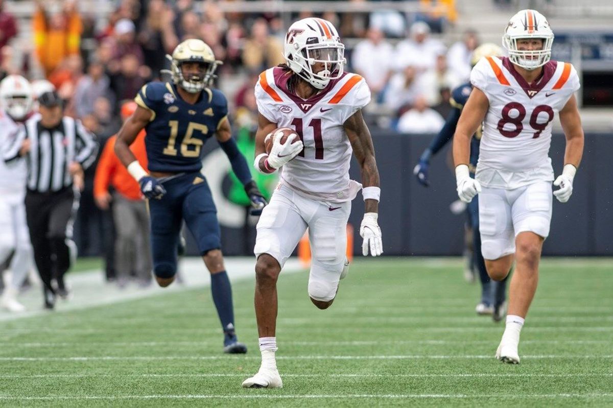 The Virginia Tech wide receiver has stated that he intends to enter the 2022 NFL Draft. Where can he go and how high is his NFL Draft stock?