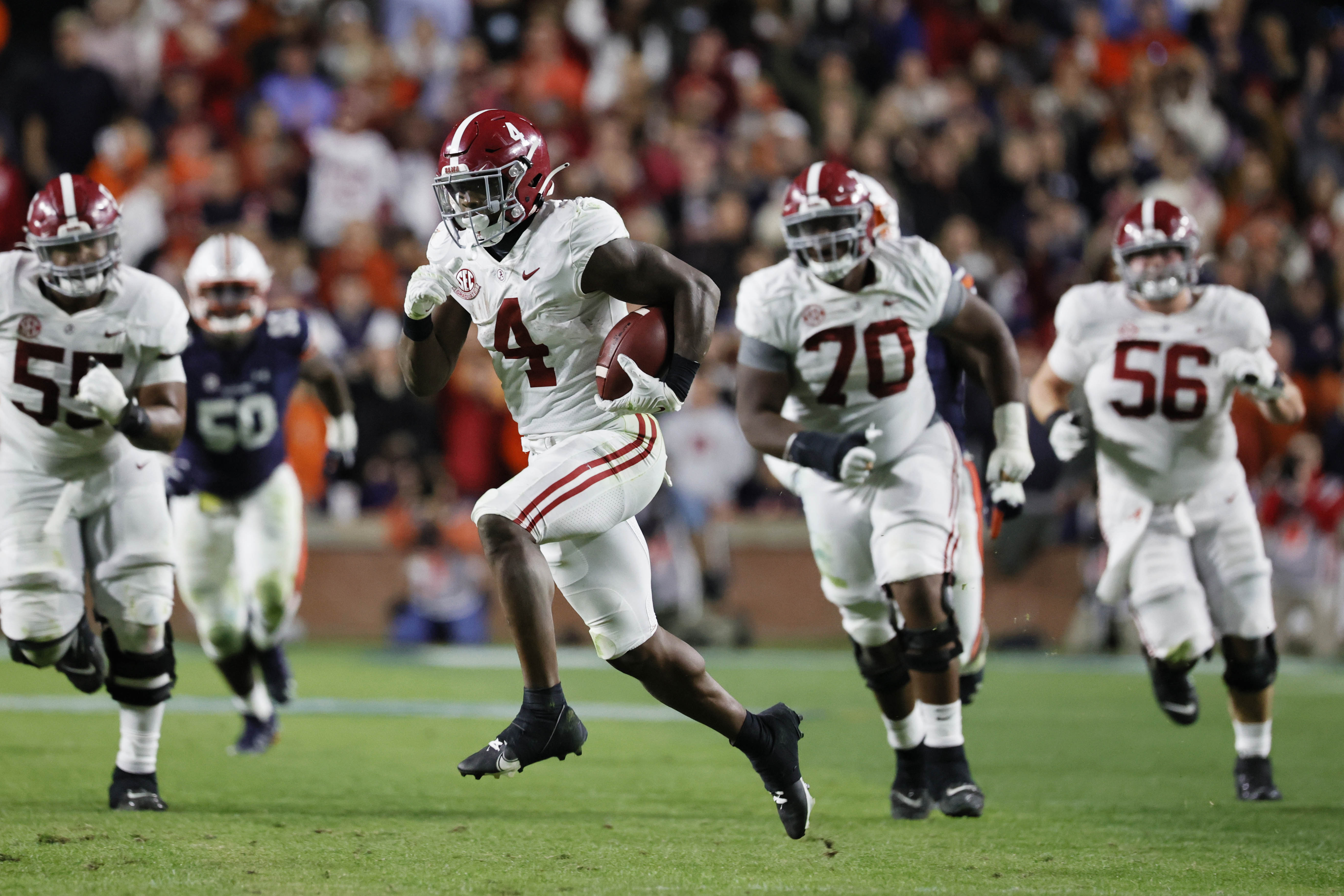 Alabama Foootball Injury Report: TCould Be Without Brian Robinson ...