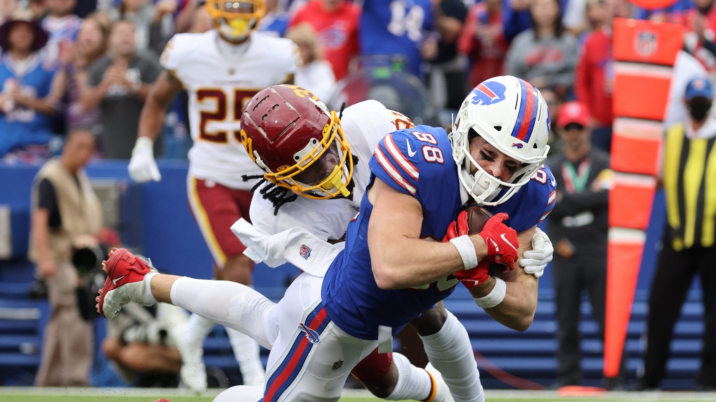 BA alum Dawson Knox becoming red zone staple for Bills ahead of