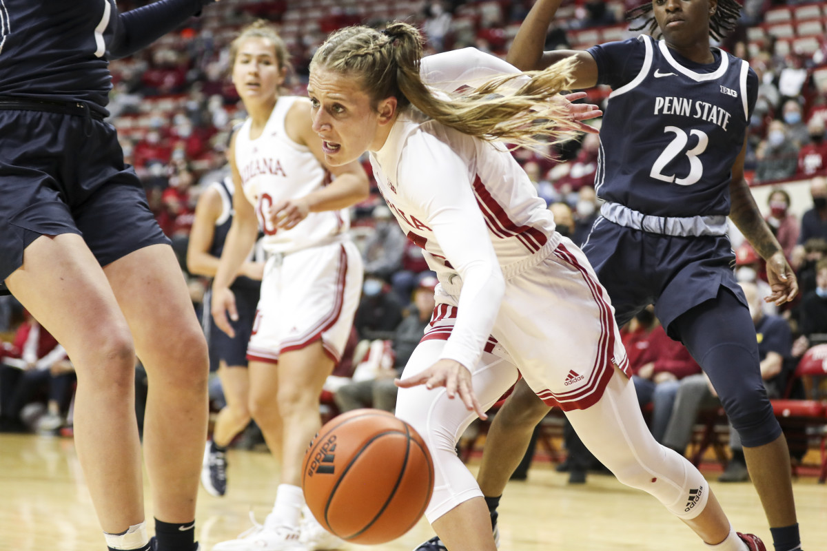 Indiana Women's Basketball Shuts Down Penn State In First Big Ten Game ...