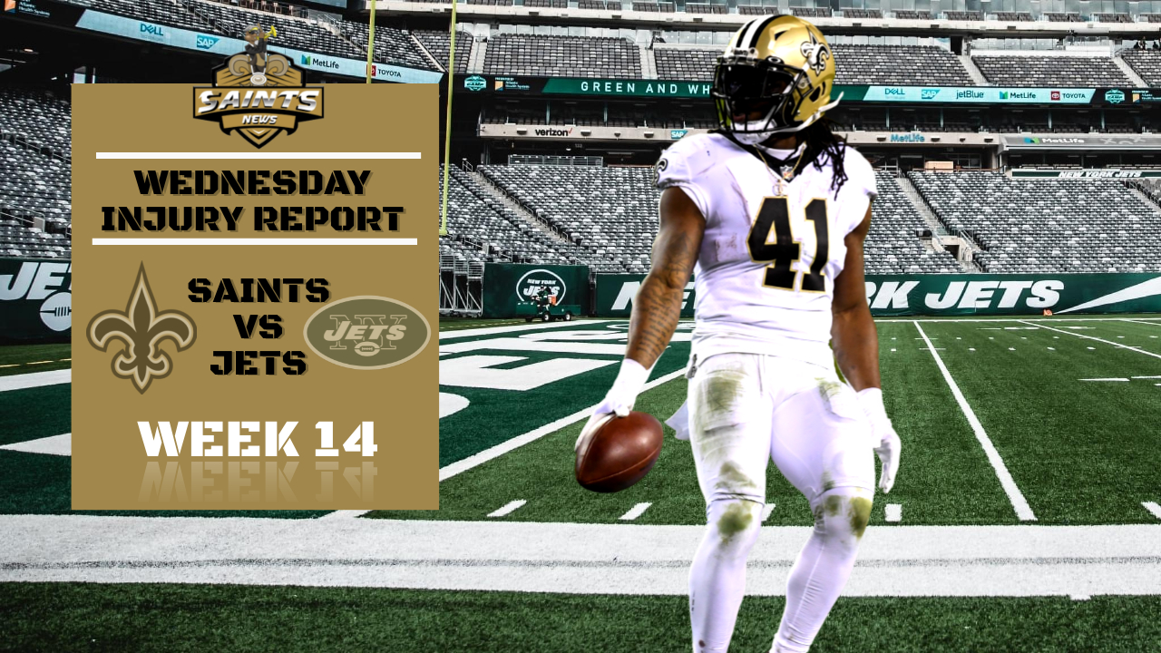 Week 14: New Orleans Saints Wednesday Injury Report - Sports ...