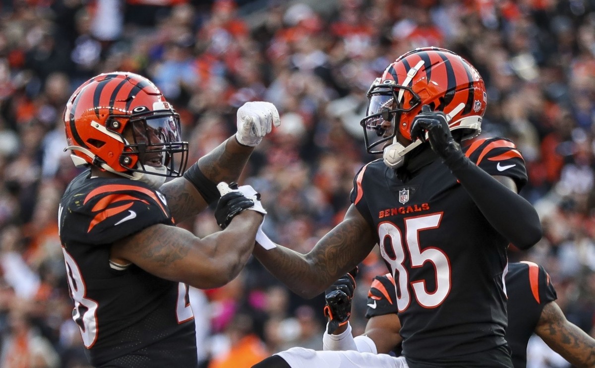 First Bengals passing TD of Super Bowl 56? Joe Mixon to Tee Higgins