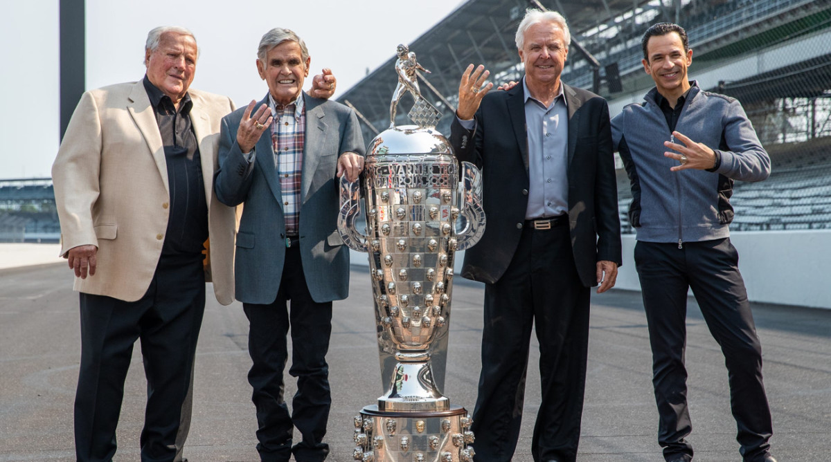 Al Unser and other four-time Indy 500 winners reunite.