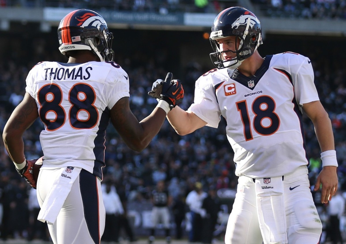 Peyton Manning, Broncos honor Demaryius Thomas with pregame tribute