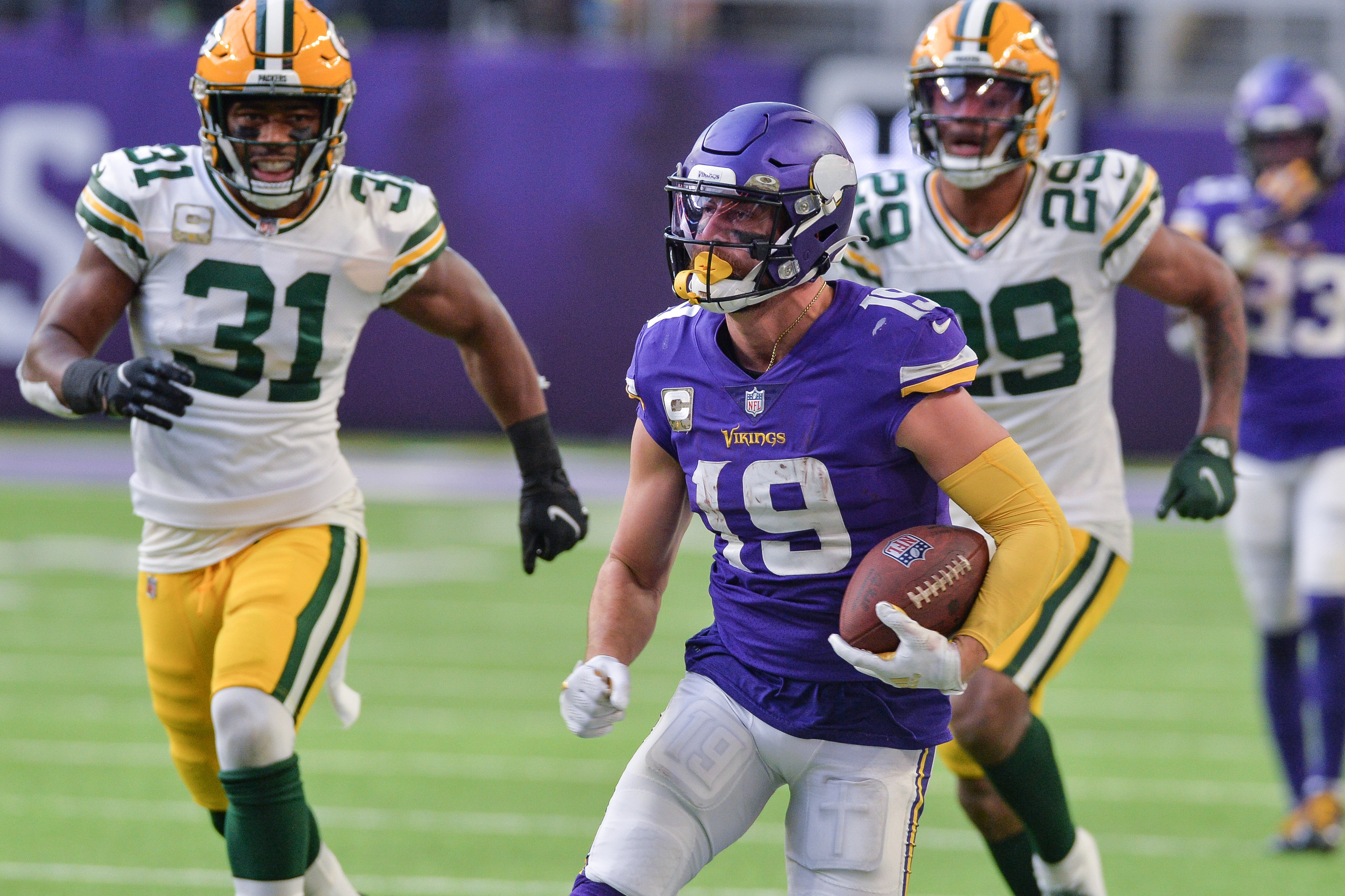 Vikings practice: Christian Darrisaw back, but Adam Thielen sits