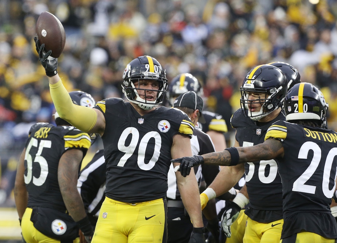 James Harrison Congratulates T.J. Watt on Breaking Pittsburgh Steelers ...