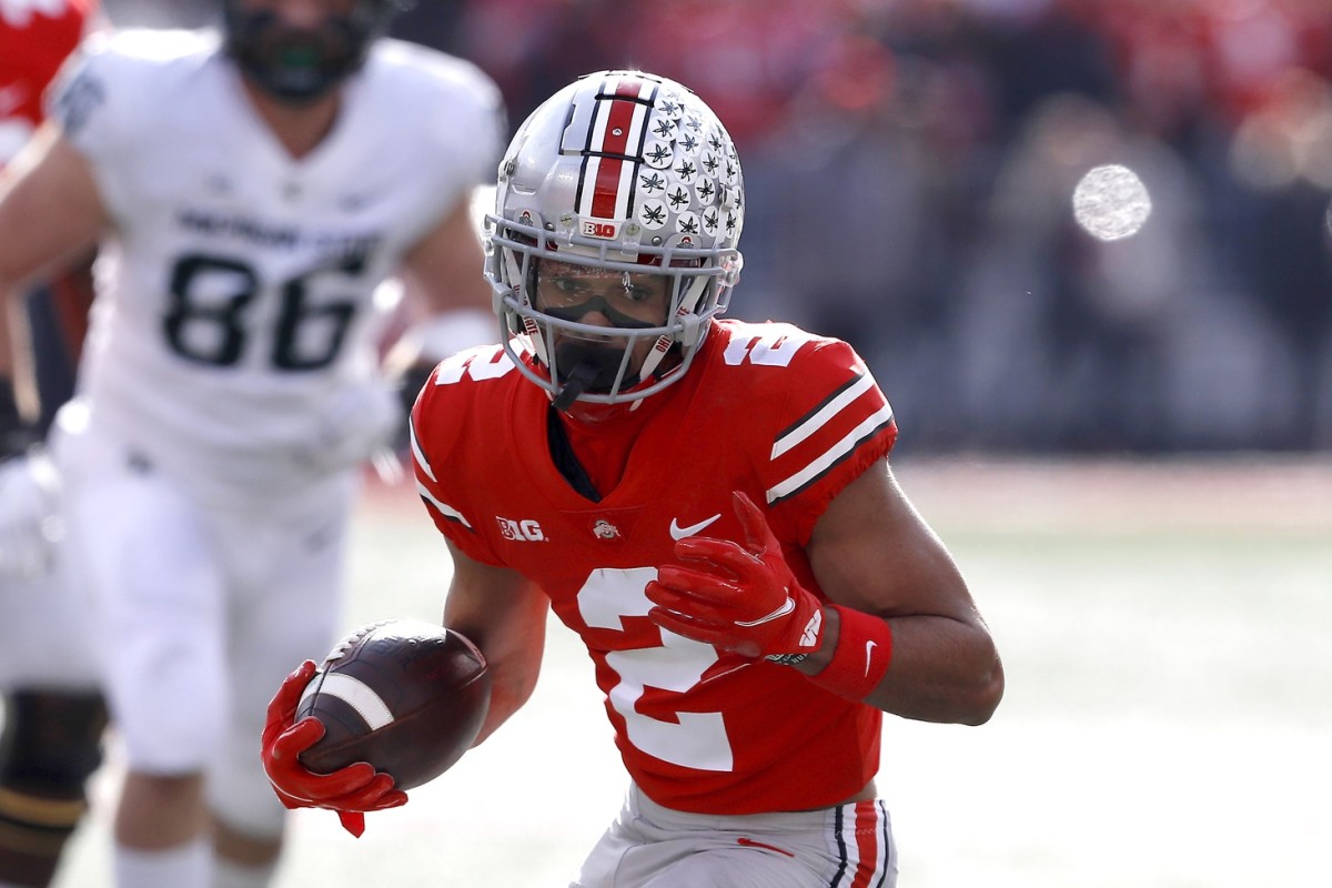 Chris Olave becomes 2nd Ohio State WR taken in 1st round of NFL draft