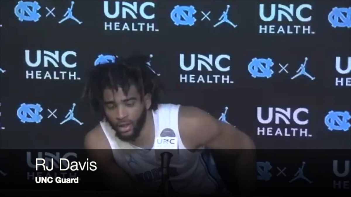 RJ Davis - Postgame Appalachian State