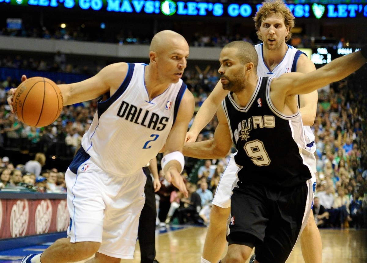 Jason Kidd with the Dallas Mavericks