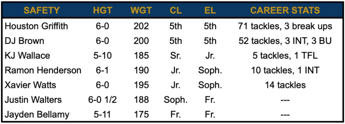 Notre Dame freshman safety Justin Walters