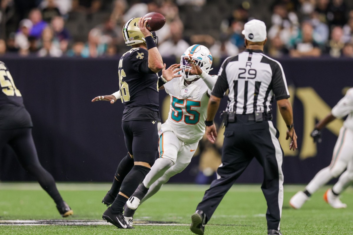 Miami Dolphins linebacker Cameron Goode (53) takes part in drills at the  NFL football team's practice facility, Tuesday, Aug. 16, 2022, in Miami  Gardens, Fla. (AP Photo/Lynne Sladky Stock Photo - Alamy