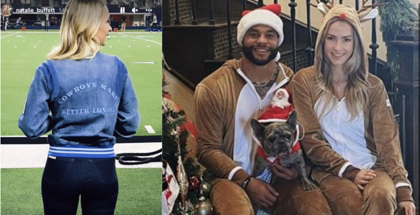 Dallas Cowboys LOOK: Natalie & Dak Prescott - Reindeer & 'Better Lovers'  Outfits Going Viral - FanNation Dallas Cowboys News, Analysis and More