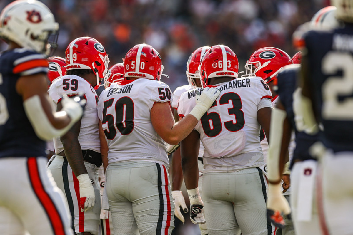 Michigan football's offensive line caves in Orange Bowl loss to Georgia