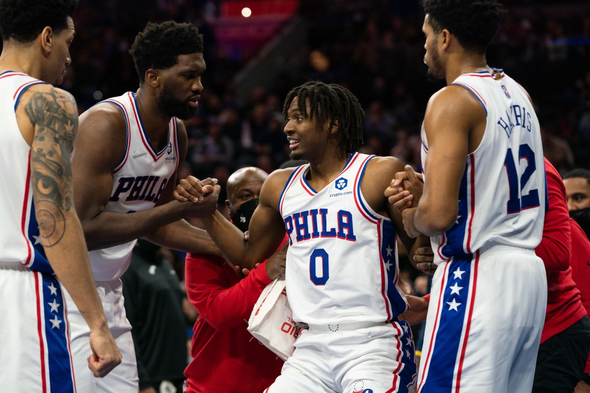 Sixers' Joel Embiid Roasts Tyrese Maxey For Rough Outing Vs. Raptors ...