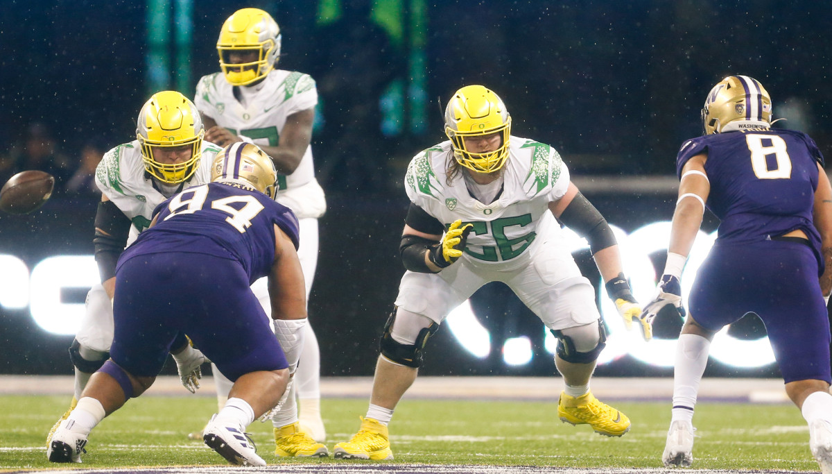 T.J. Bass has been one of Oregon's most consistent offensive linemen since joining the Ducks from the junior college ranks.